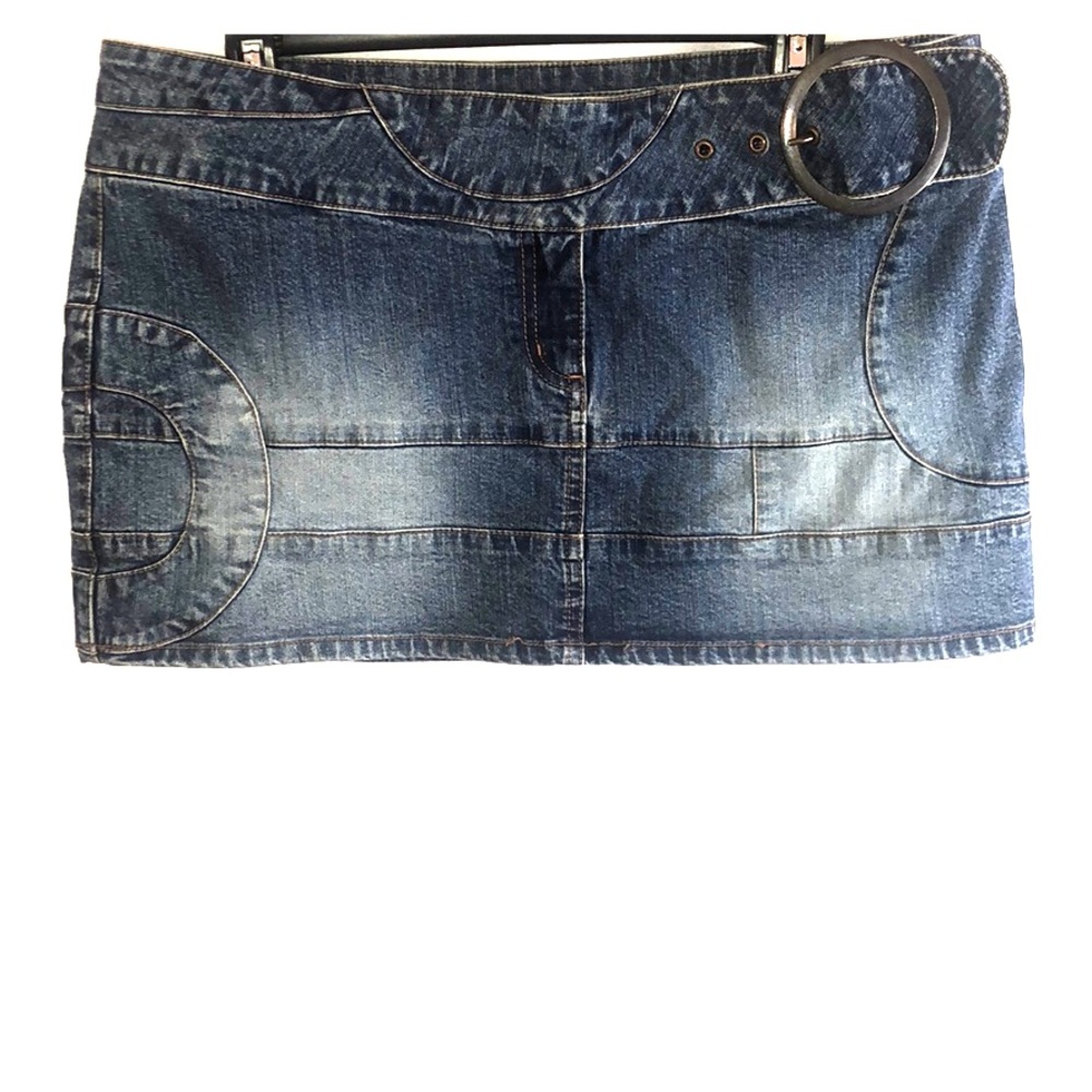 MOTO Jean Skirt